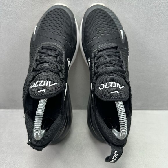 Womens Size 7.5 Nike Air Max 270 Shoes Black / White Athletic Running Sneakers - Picture 7 of 9